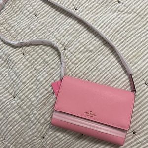 Kate spade cove street dody crossbody bag pink NEW